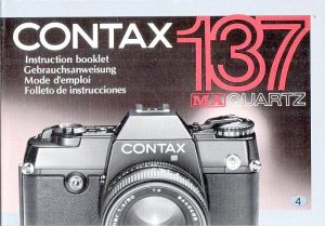 Contax 137MA Quartz