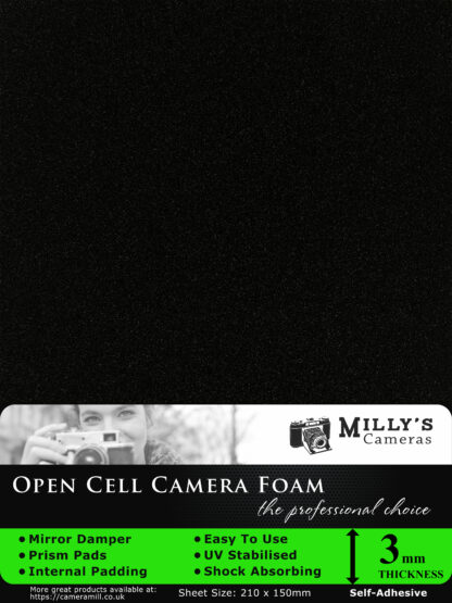 Closed-Cell-Camera-Light-Seal-Sheet-3mm-Millys-Cameras