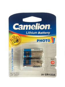 Camelion CR123A 3v lithium camera batteries