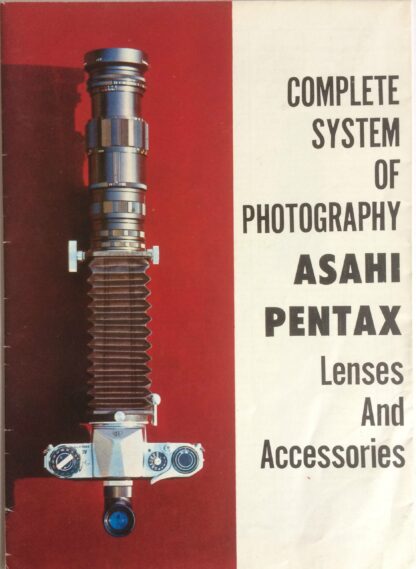 Asahi Pentax Complete system of photography