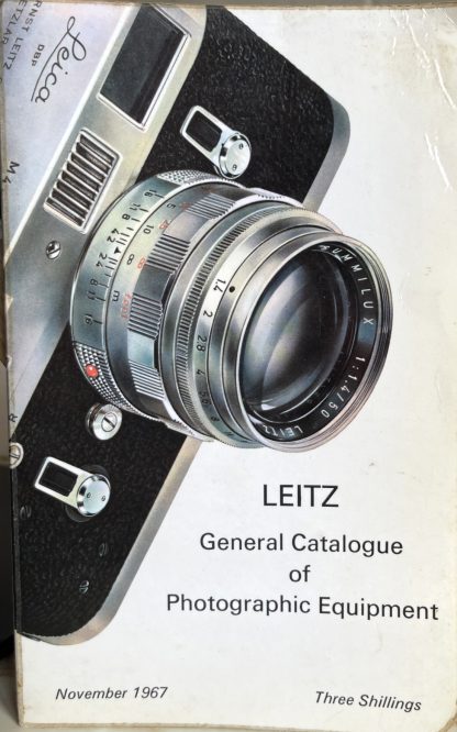 Leitz General Catalogue of photographic equipment, from November 1967
