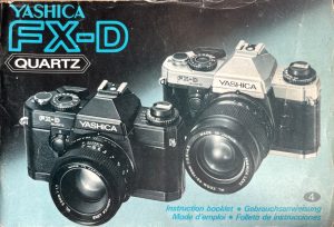 Yashica FX-D Quartz Instruction Booklet