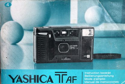 Yashica T AF User Instruction Booklet