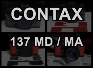 Contax 137 md/ma pre-cut covers - Milly's Cameras