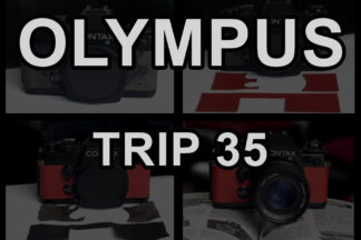 Olympus Trip 35 pre-cut covers - Milly's Cameras
