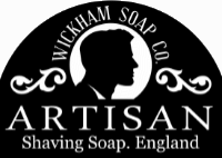 Logo and link to Milly's Cameras sponsor Wickham Soap Co. who manafacture shaving soap and post shave balms