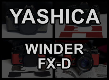 Yashica winder FX-D pre-cut covers - Milly's Cameras